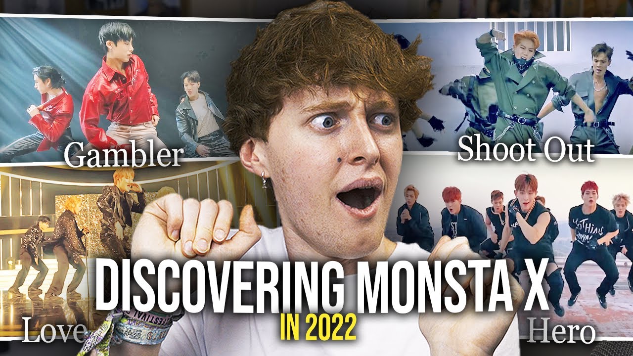 DISCOVERING MONSTA X! (Hero, Shoot Out, Gambler, Love | Music Video Reaction)