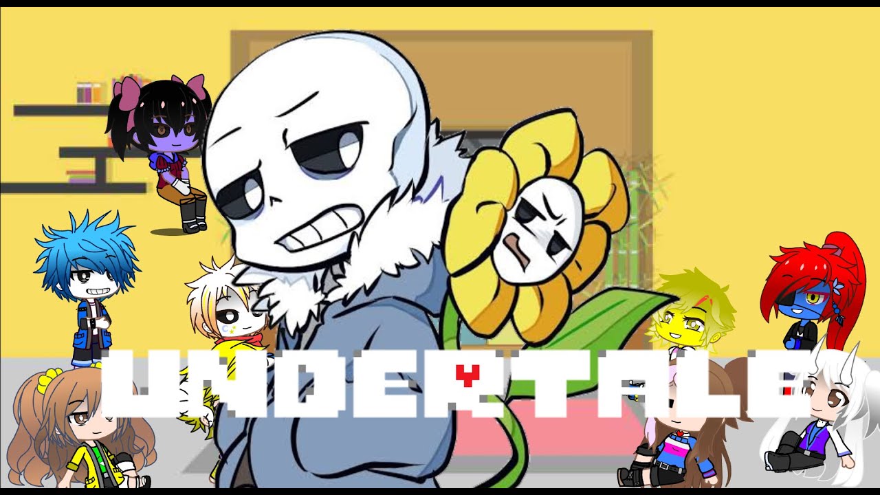 Реакция Undertale на (Санс против Флауи)