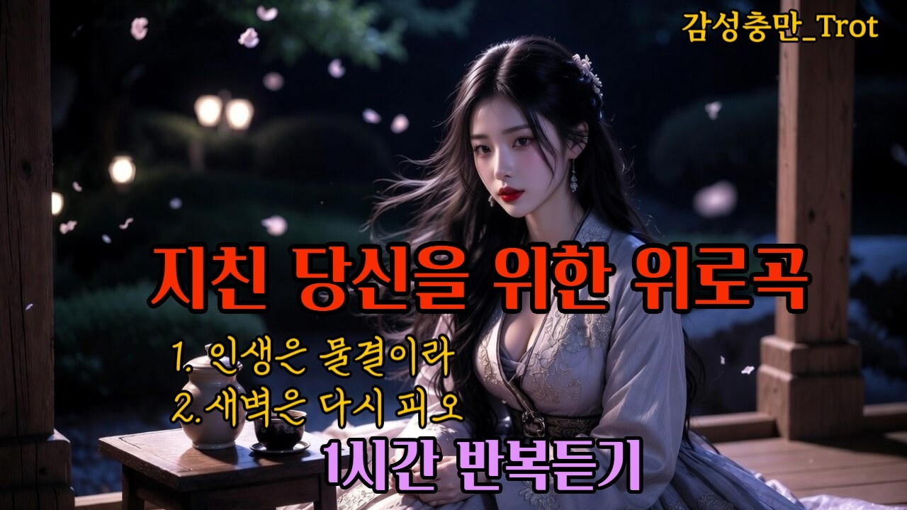 가슴 시리게 애절한 슬픈 트로트_인생위로곡 1시간 반복듣기 #트로트 #k-trot #감성트로트 #애절한노래 #슬픈노래 #슬픈트로트 #트로트모음 #1시간연속듣기