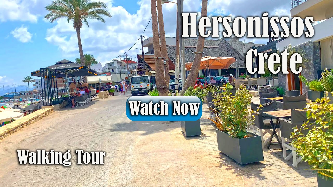 A Mesmerizing Walking Tour of Hersonissos, Crete! | City Driver Tours
