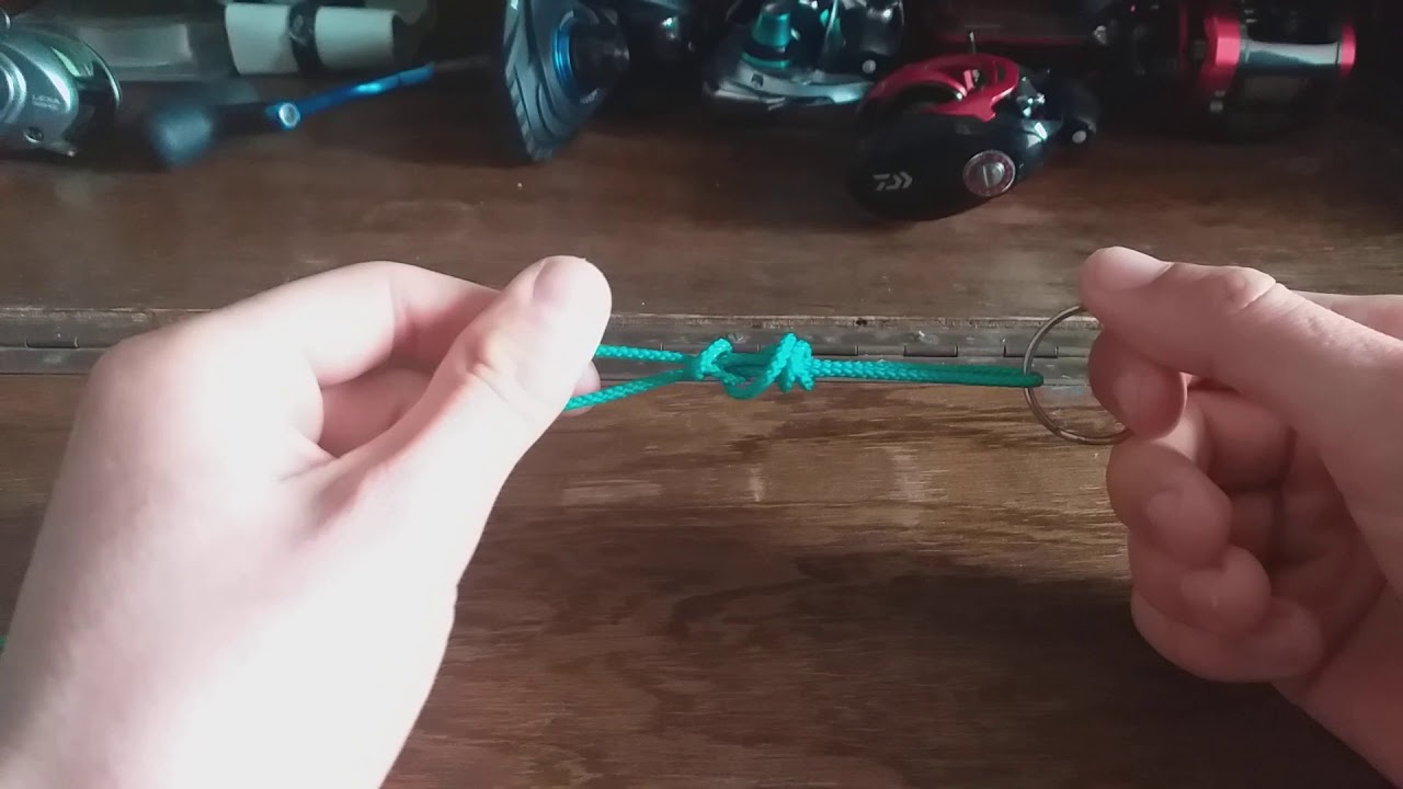 Le n&oelig;ud universel pour la p&ecirc;che. Tutoriel n&oelig;ud de p&ecirc;che #1