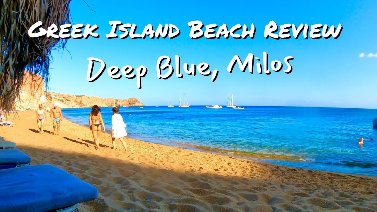 Milos BEST!  Paleochori (Deep Blue) Beach