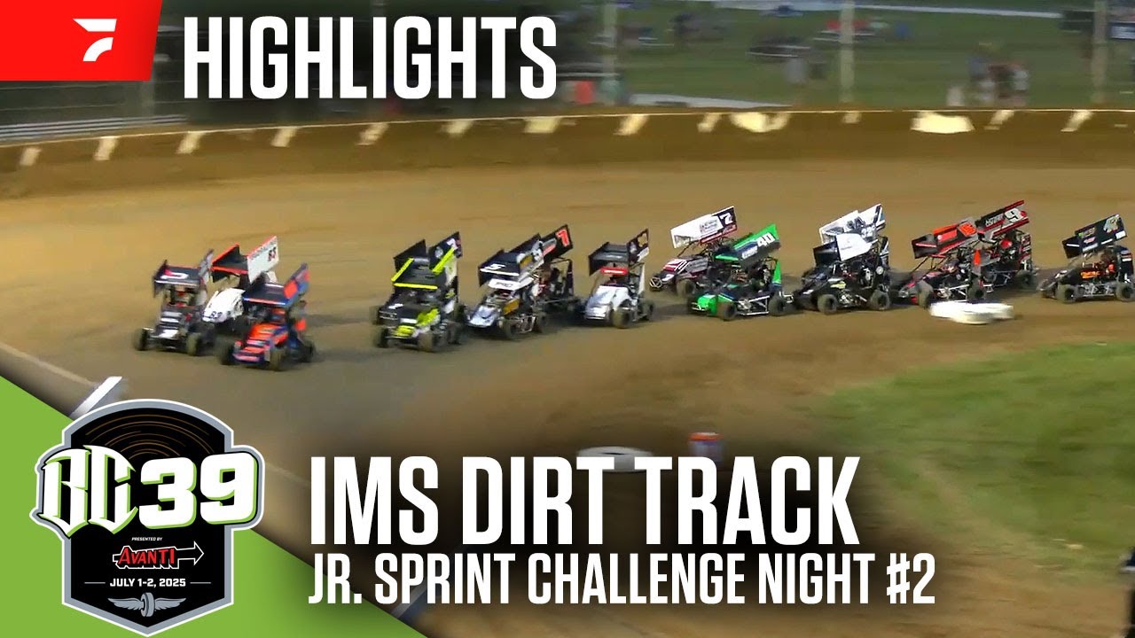 Stoops Pursuit | Jr. Sprint Challenge at Indianapolis Motor Speedway Dirt Track 7/1/25 | Highlights