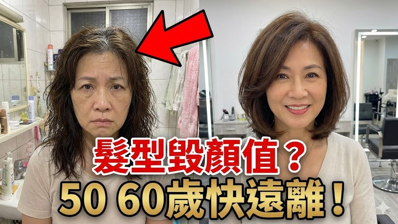 千萬別不信，&ldquo;髮型決定狀態&rdquo;，50、60歲女人，務必遠離這6種髮型，顯老又油膩！#五十歲髮型 #六十歲髮型 #顯老髮型 #油膩髮型 #成熟女性髮型 #時尚髮型 #保養頭髮
