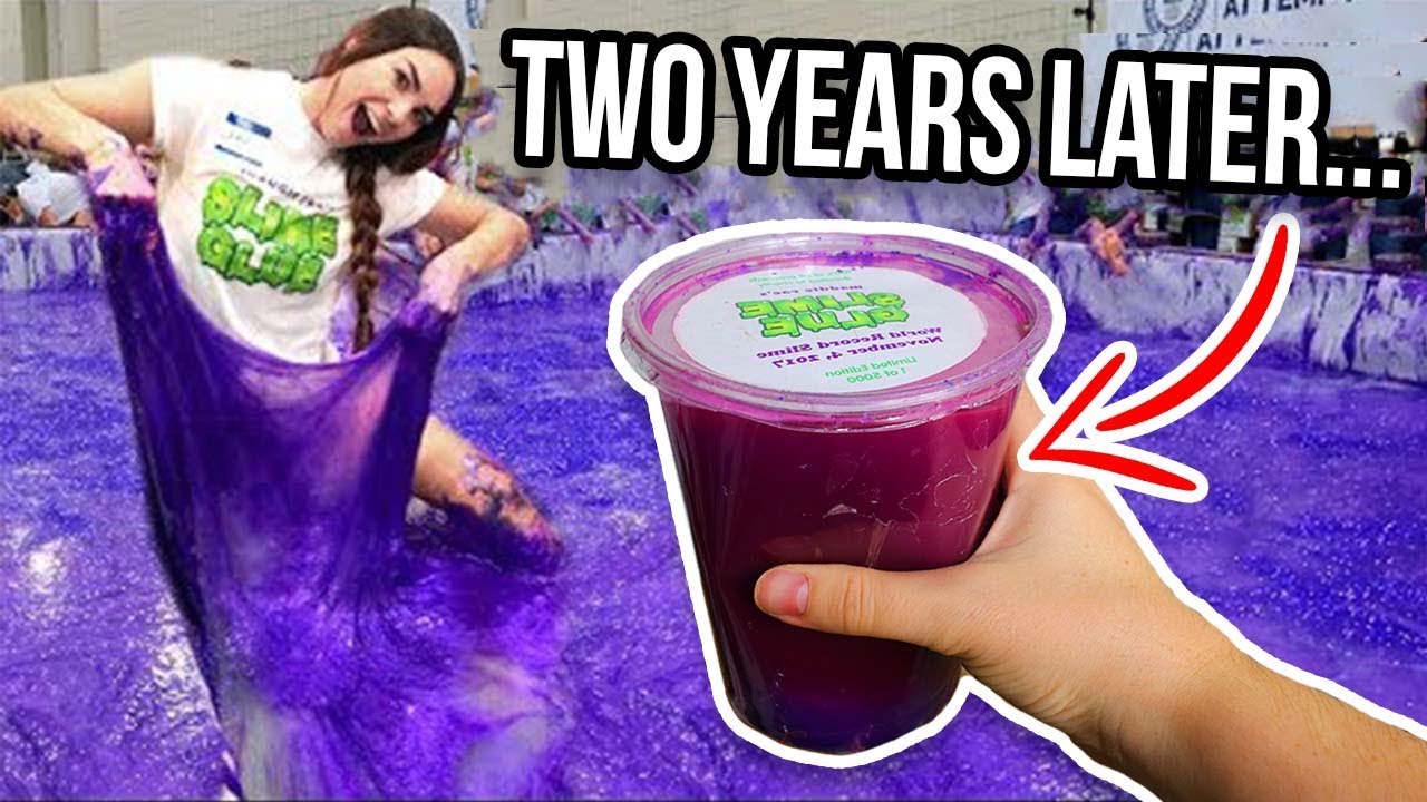 opening up the WORLD RECORD SLIME 2 years later...