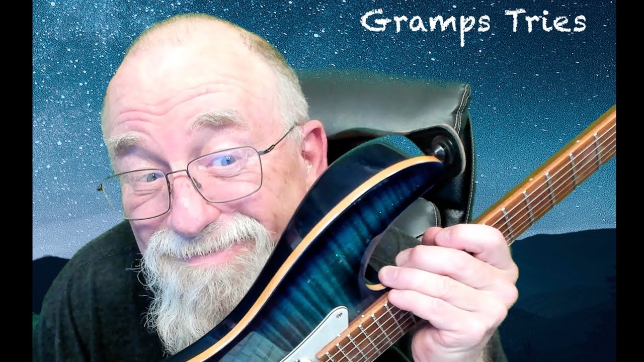Gramps Tries - Stevie Ray Vaughan and Double Trouble - Tightrope - Guitar Cover