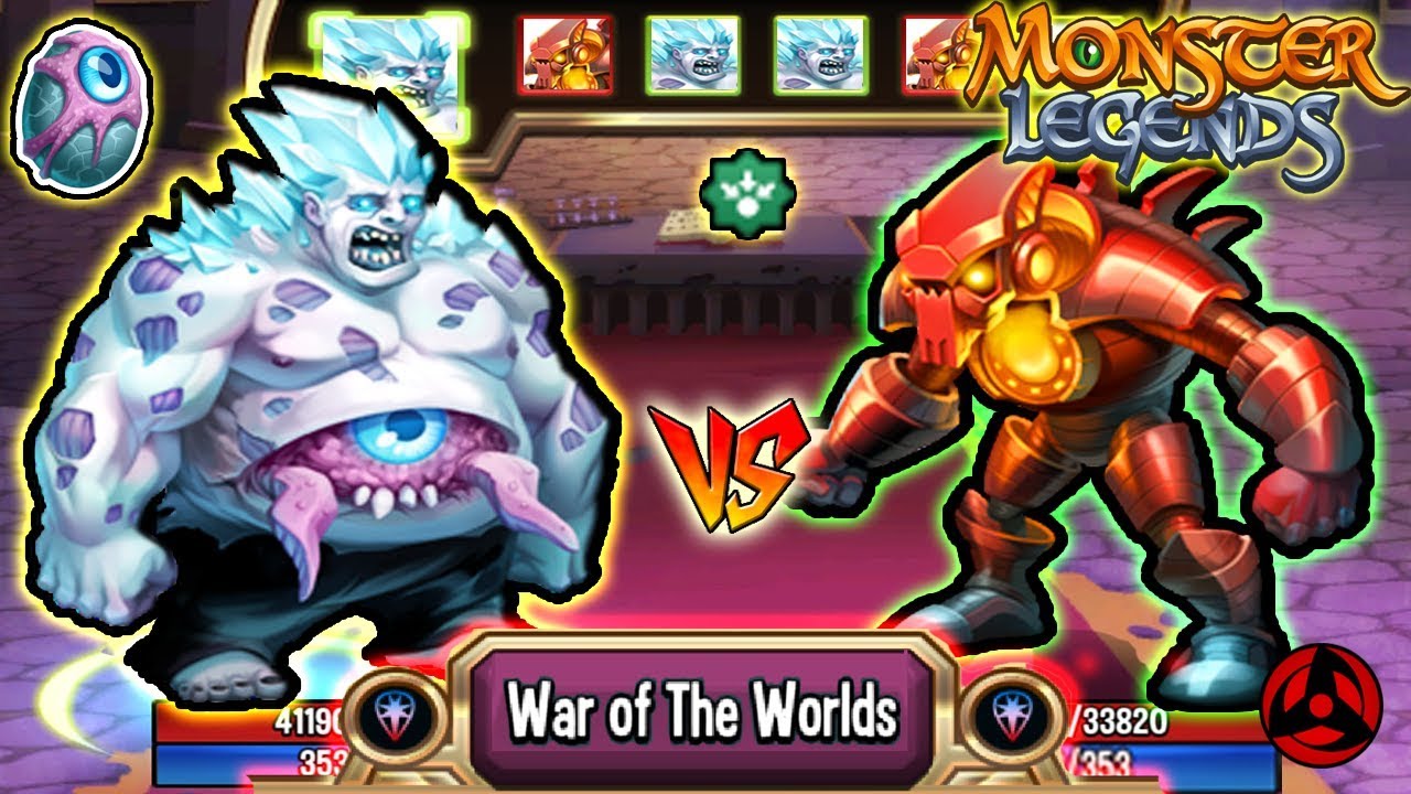 🔴Monster Legends: EiSUL level 130 vs NITROBLASTER 130 🔥 Thaw of the dead maze