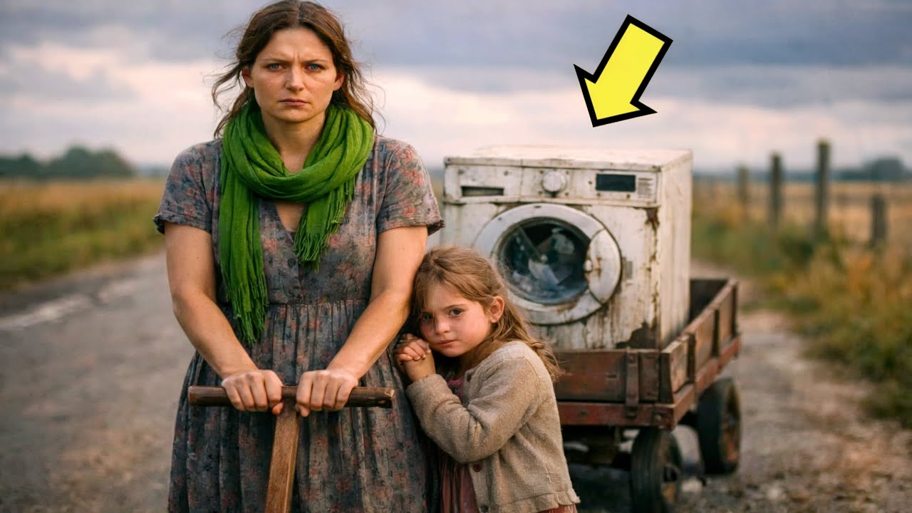HANNO DATO SOLO UNA VECCHIA LAVATRICE A UNA MAMMA SINGLE… MA DENTRO C'ERA QUALCOSA CHE…