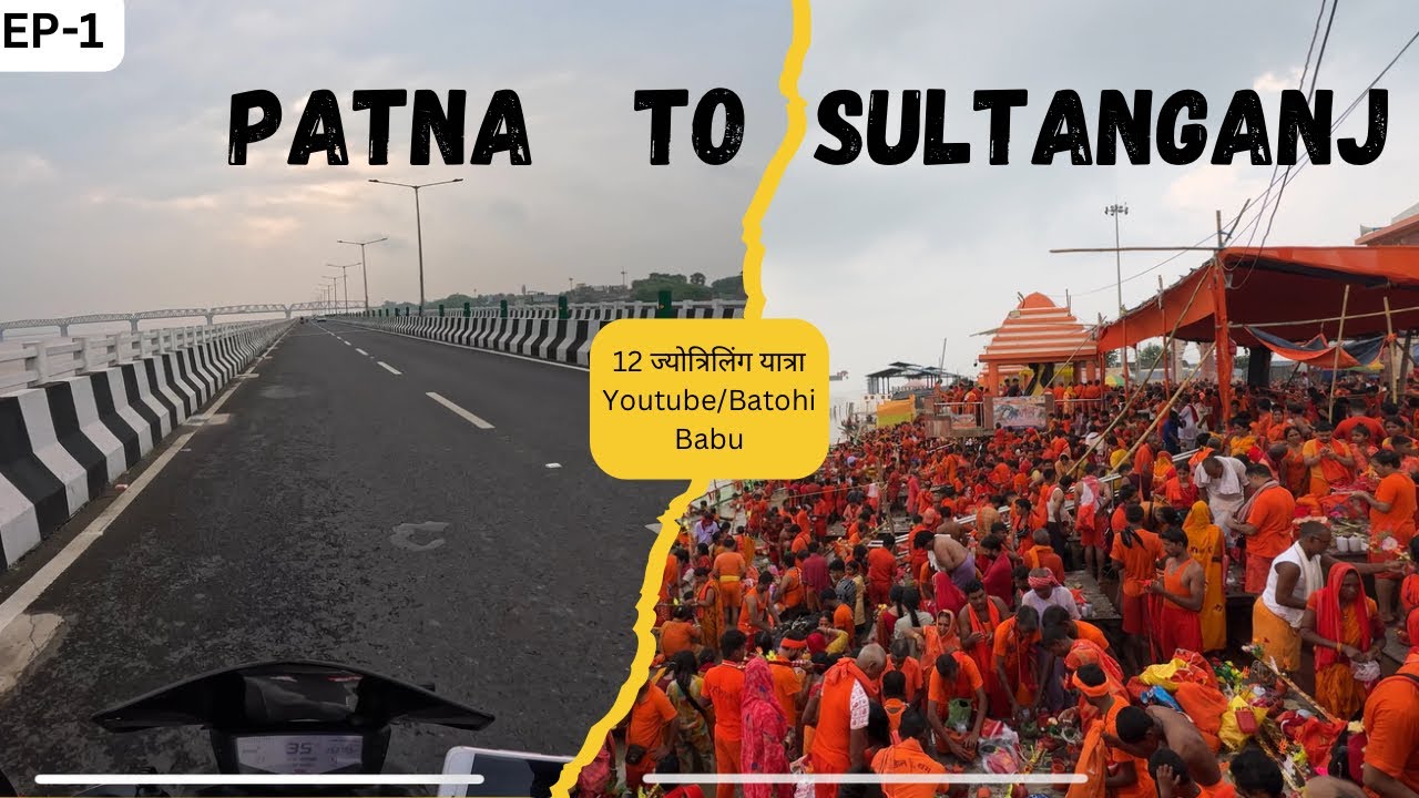 Patna To Sultanganj By Road On Apache RTR 160 4v || Batohi Babu