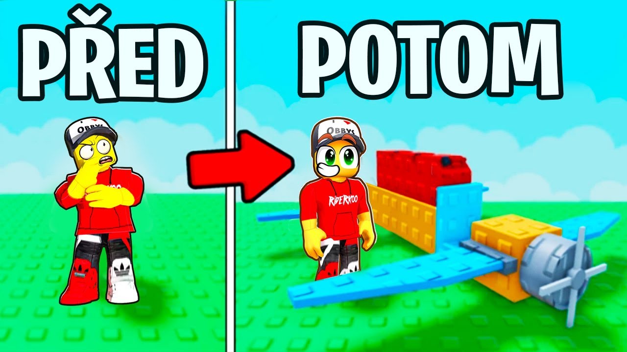 Postavil jsem LETADLO a nevím kam doletí... (Build A Plane)