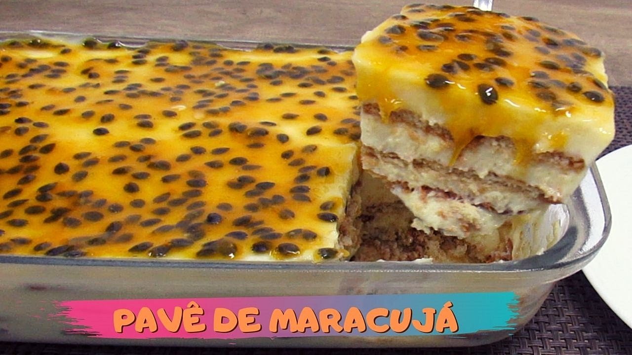 A MELHOR SOBREMESA QUE JÁ FIZ (PAVÊ DE MARACUJÁ)- MIL DELICIAS NA COZINHA