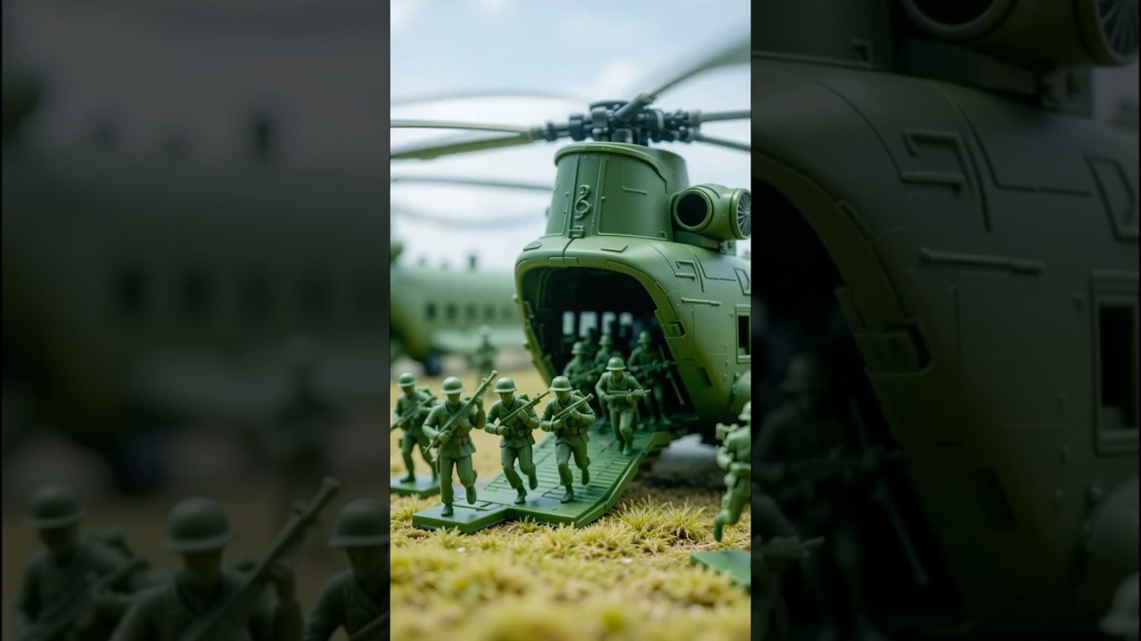 Secret Mission: Green Army Men Raid Enemy Base! P.1