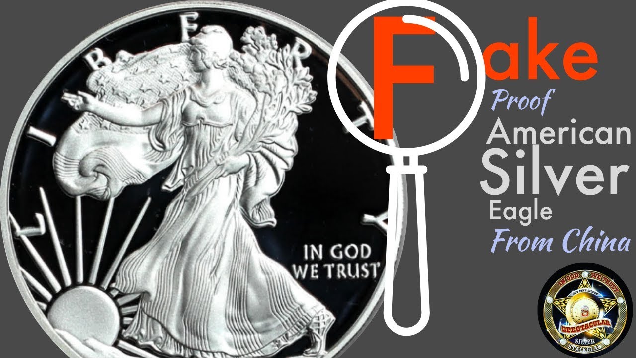 Fake proof silver eagle purchased from China.