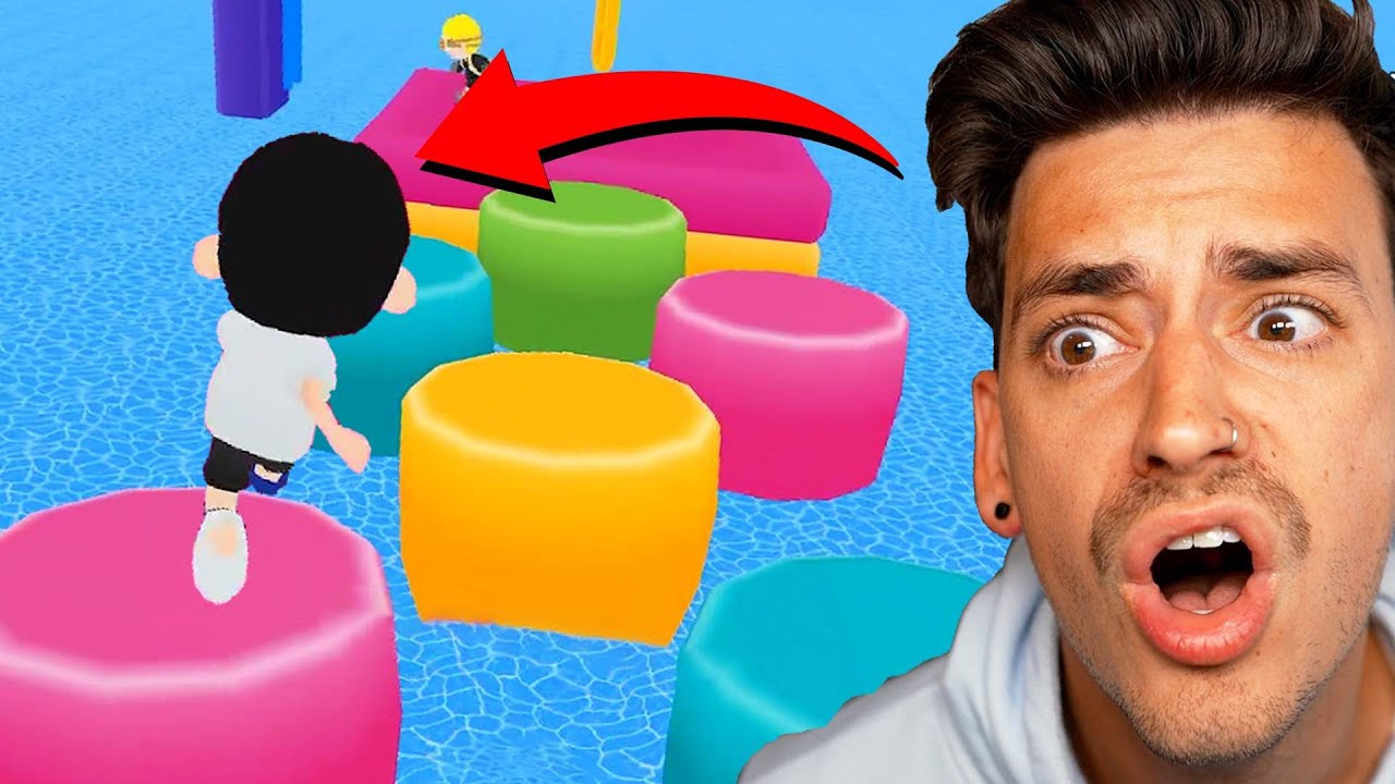 INSANE PARKOUR RACING! (Jump Guys)