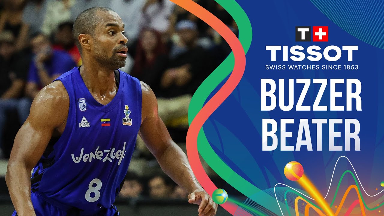David Cubillan | 🚨 TISSOT Buzzer Beater | Venezuela vs Argentina | FIBA AmeriCup 2025 Qualifiers