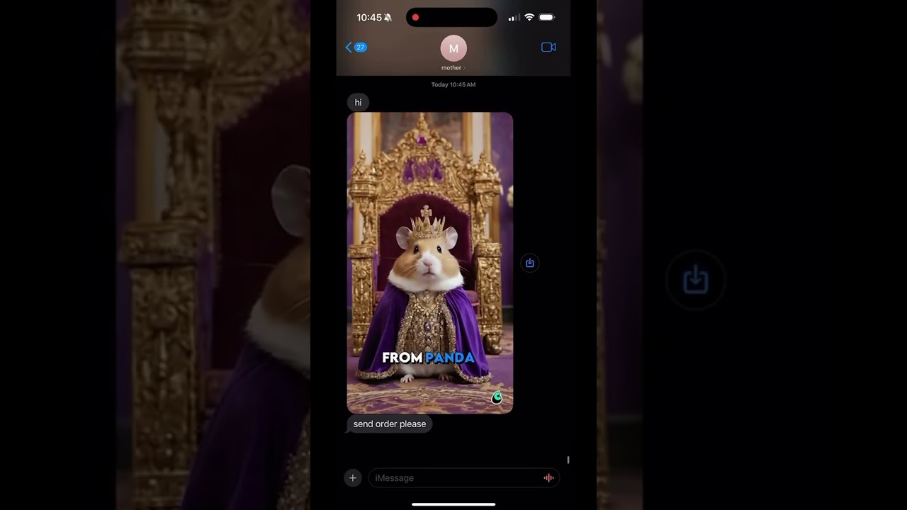 hamster king is that you? 🥀😭 