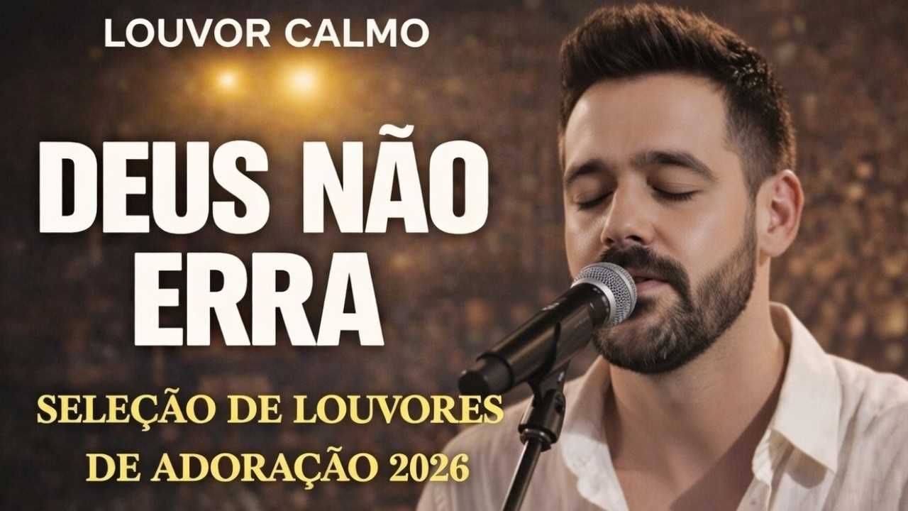 🙏  Louvor Calmo De Adoração 2026 | Deus Não Erra | Inspirado Tony Allysson