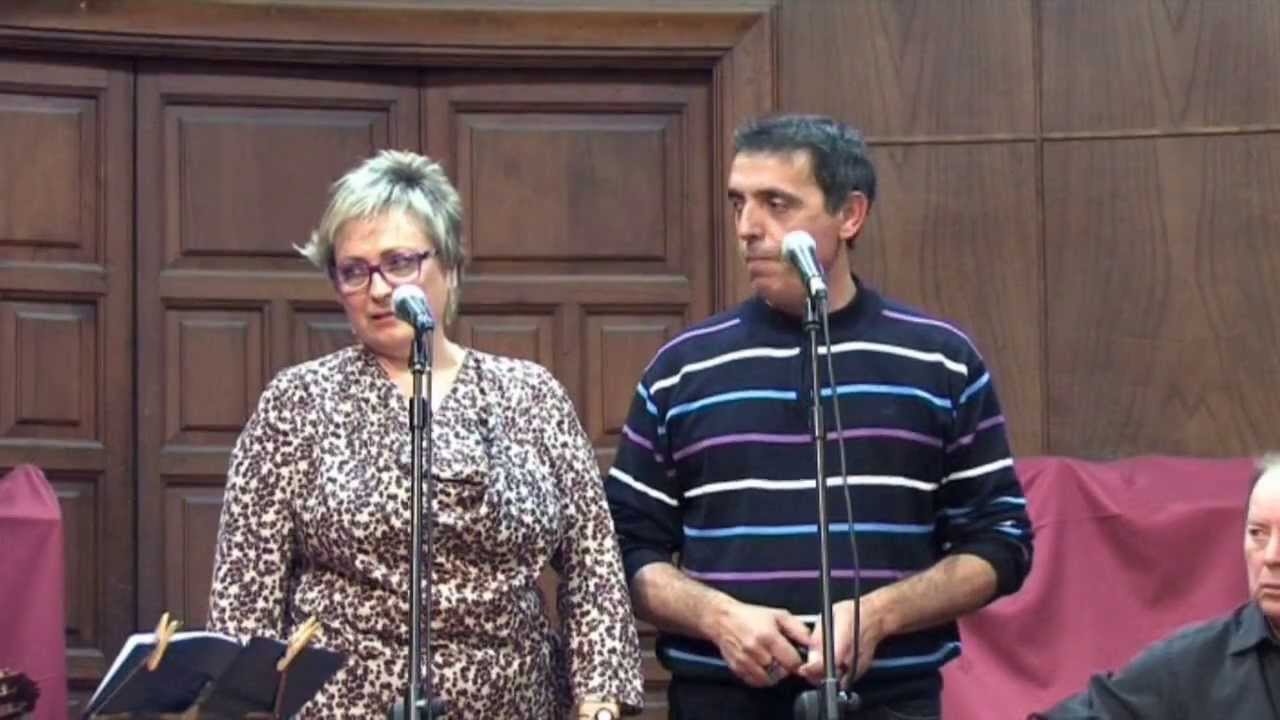 Botifarra, L'U de Xativa, Pep Gimeno "Botifarra" amb Ana Cruz.