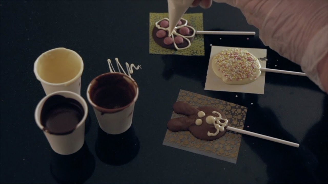 How to make easter lollies and mould a mini easter egg