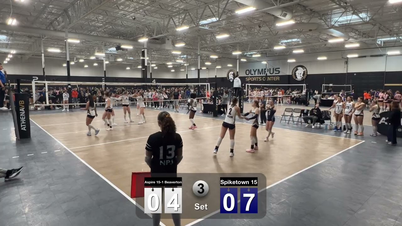 2026 CEVA GJNC BIT TOURNAMENT POOL PLAY: Spiketown 15 v Aspire NW 15-1 Beaverton Set 3