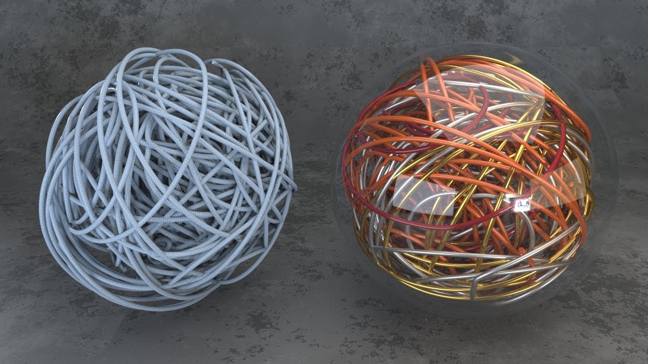 【3dsmax Model tutorial】3dsmax Making a twine ball（Chinese taught）