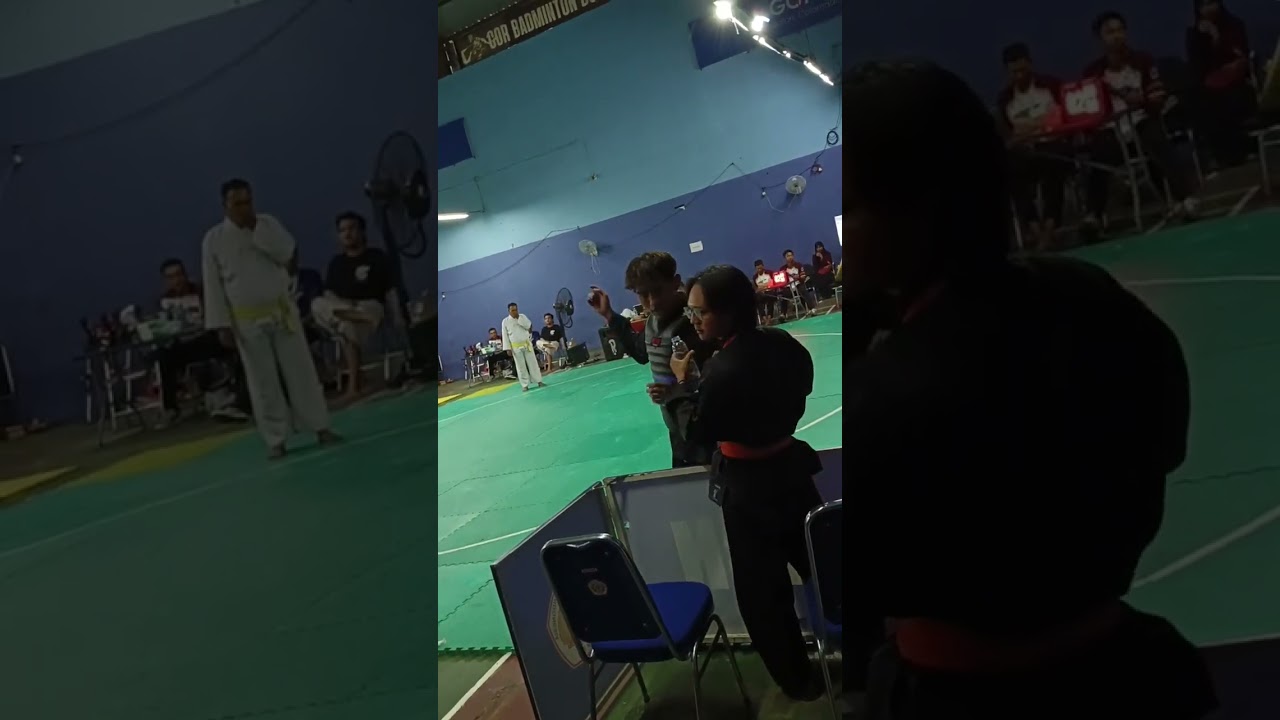 Juara silat meski perlengkapan pinjam