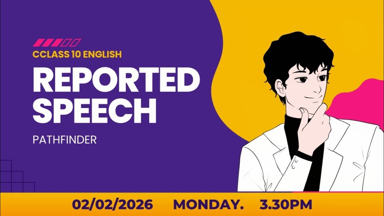 Reported speech | class 10 | English public exam 2 mark