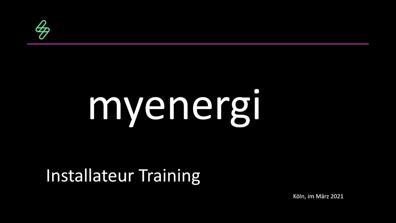 Webinar - myenergi zappi Wallbox