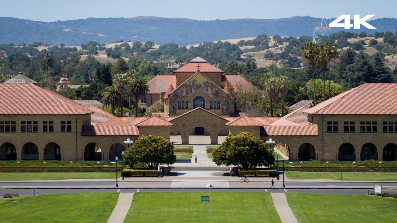 🇺🇸 Stanford University Walking Tour &middot; 4K HDR