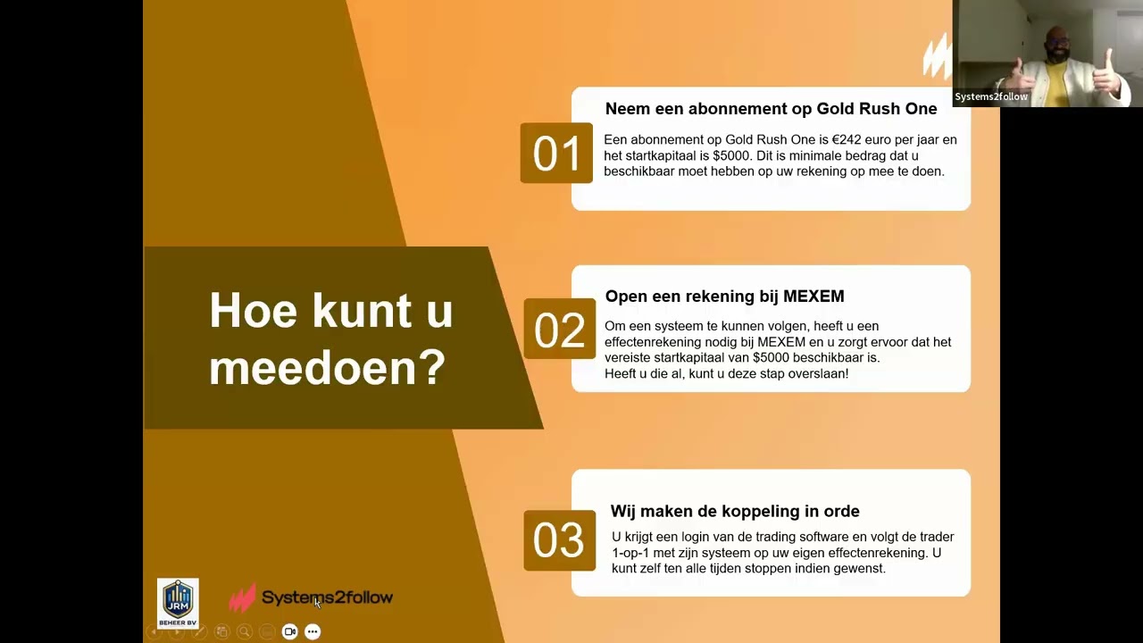 Ontdek hoe jij automatisch profiteert van edelmetalen | Webinar Gold Rush One