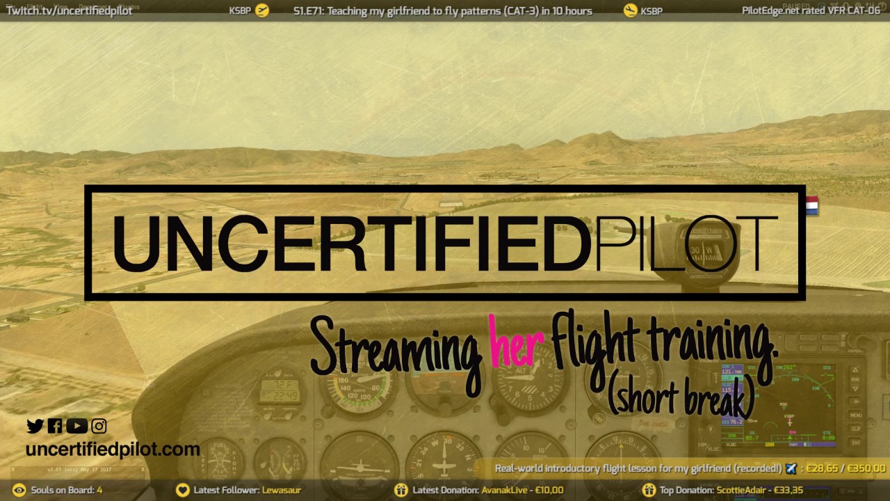 ✈ S1.E71: [P2] Teaching my girlfriend to fly patterns (CAT-3) in 10 hours | PilotEdge | X-Plane 11