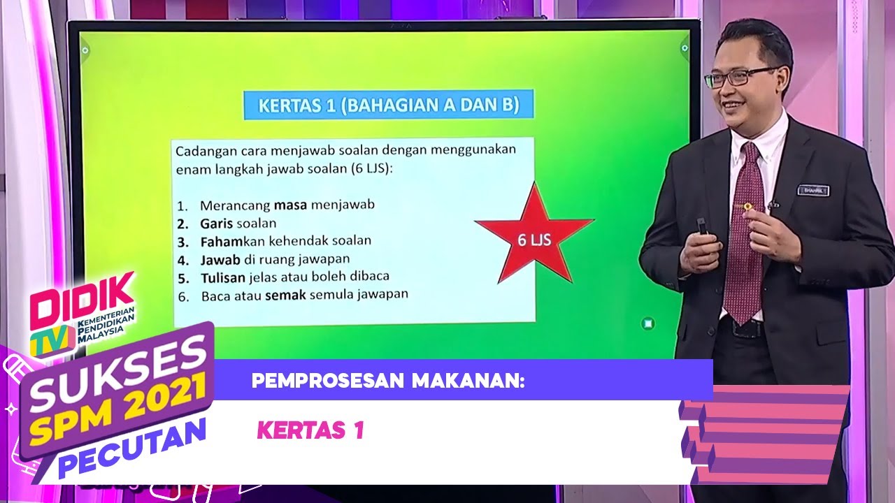 Sukses SPM (2021) - Pecutan | Pemprosesan Makanan: Kertas 1 [R]