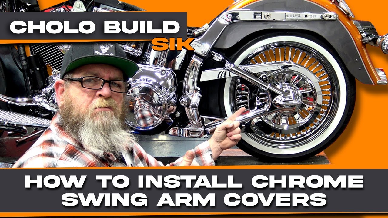 Install @harleydavidson  Softail Swing Arm Chrome Covers-HOW -TO