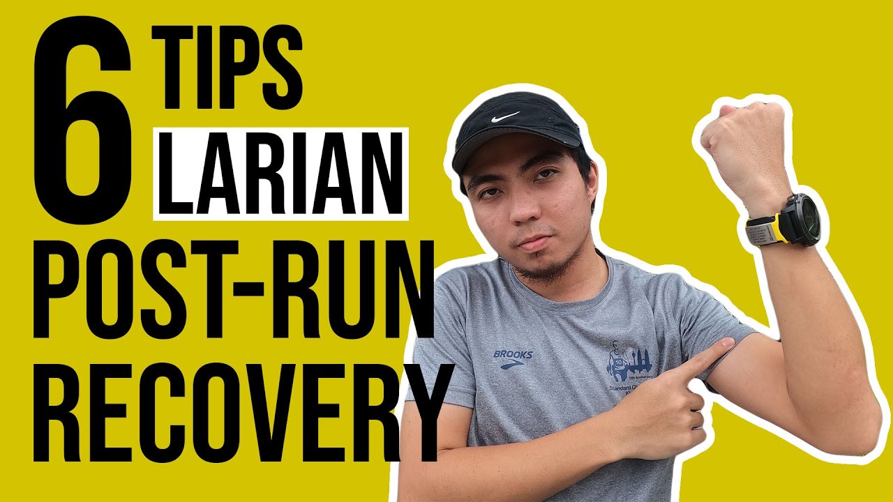 CARA RECOVERY SELEPAS BERLARI - TIPS