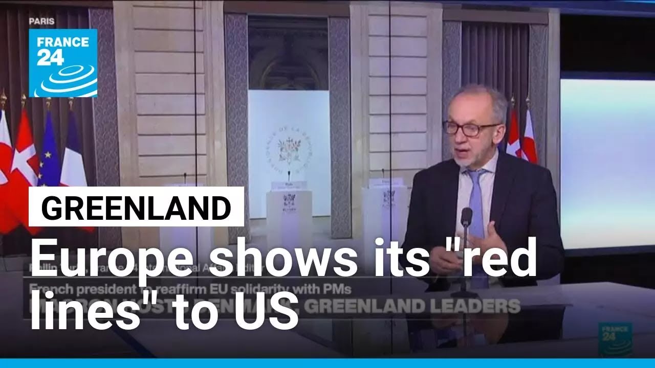 With Greenland, Europe wants to show the US "there are red lines it must not cross" • FRANCE 24