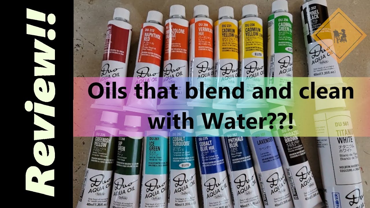 Water-Soluble Oil Paints?!! 🤯Trying Holbein Duo Aqua Oils!
