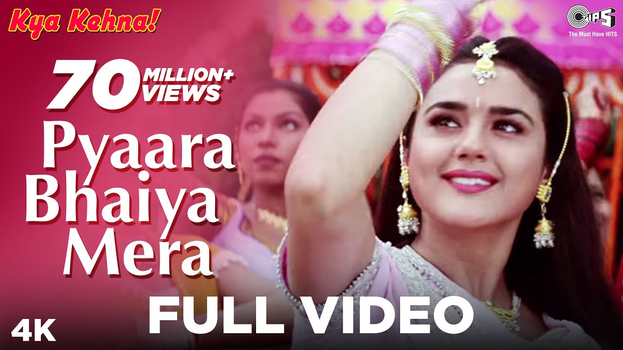 Pyaara Bhaiya Mera | Preity Zinta | Kya Kehna | Alka Yagnik, Kumar Sanu | Raksha Bandhan |Hindi Song