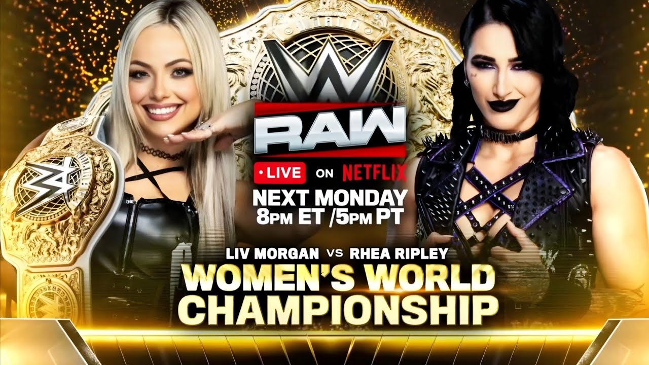Rhea Ripley Vs Liv Morgan: Campeonato Mundial Femenino - WWE Raw 06/01/2025 (En Espa&ntilde;ol)
