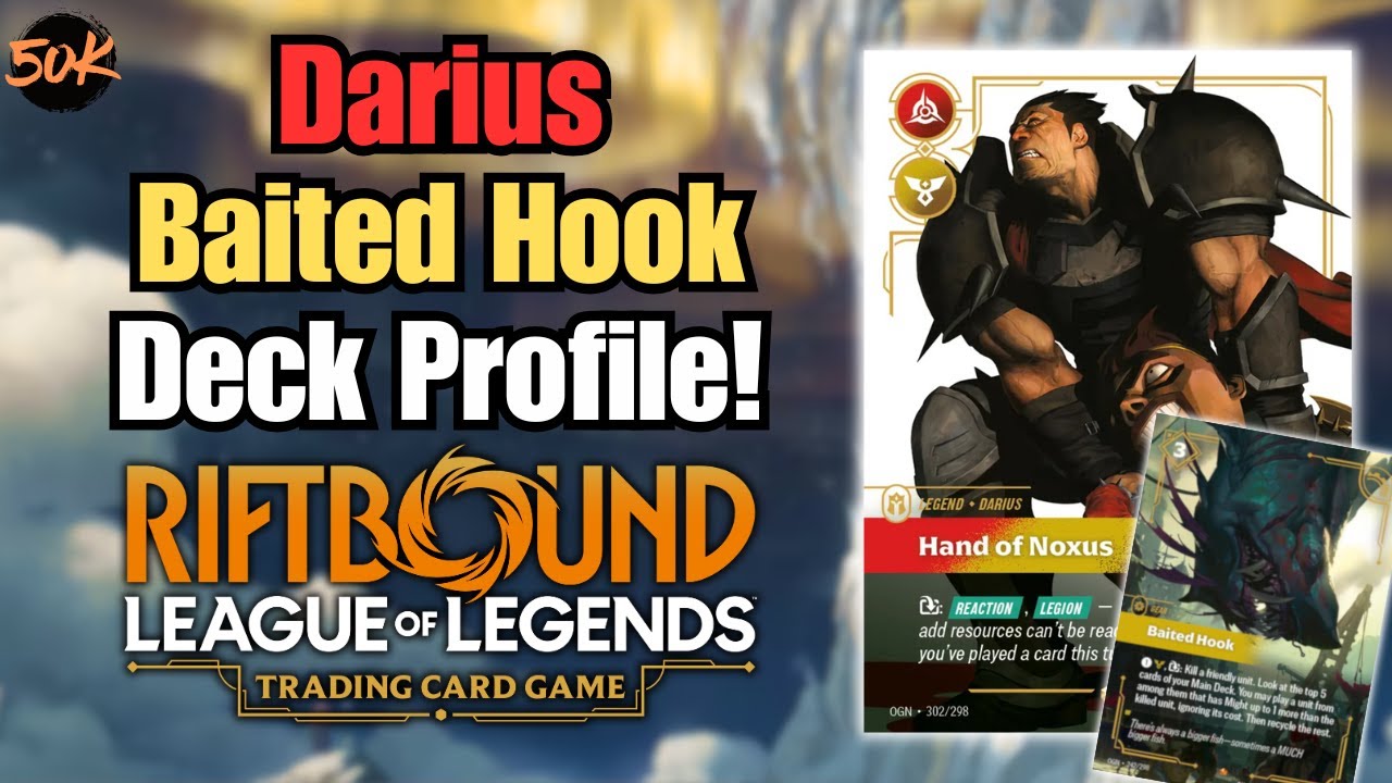 Darius Baited Hook Deck Profile & Beginner's Guide! | Riftbound League of Legends TCG Origins