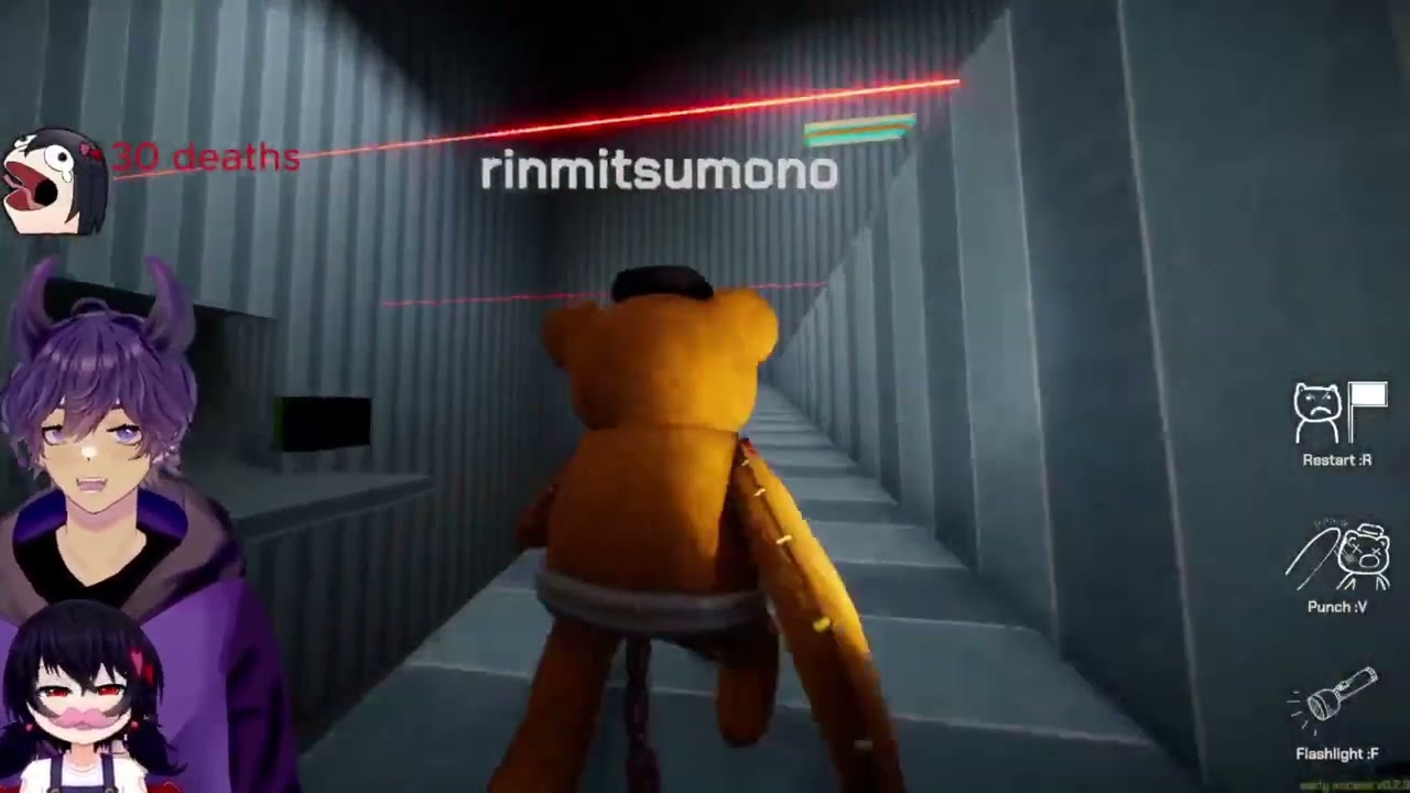 WE WERE FIGHTING FOR OUR LIVES JUST TO PASS A SMALL LITTLE LOG.... @Rin_Mitsumono 