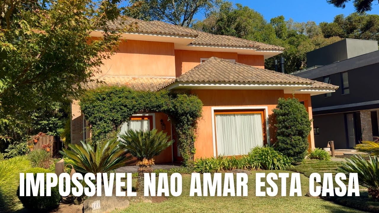 Você PRECISA Ver Essa Casa Toscana Dentro de um Condomínio FECHADO em Gramado.