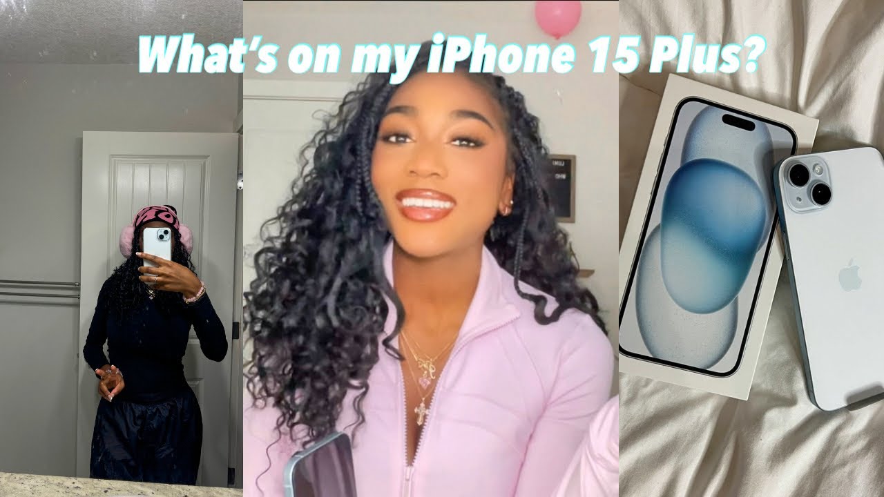 WHAT’S ON MY IPHONE 15 PLUS?? ⋆｡°✩