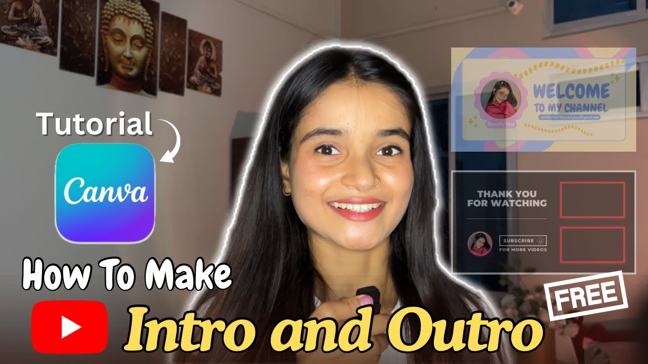 How To Make Intro & Outro🎬~ FREE CANVA Tutorial😱|| MUST WATCH🔴
