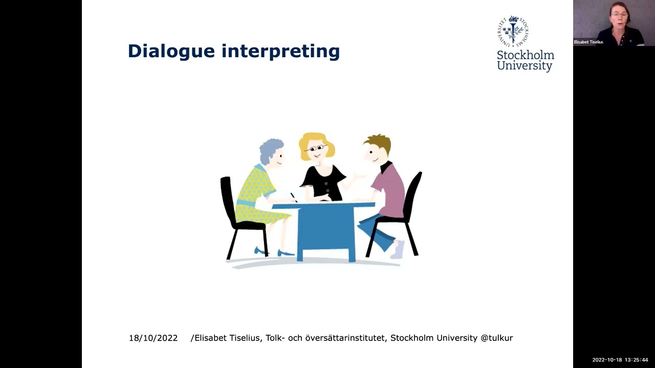 Elisabet Tiselius: lecture in English