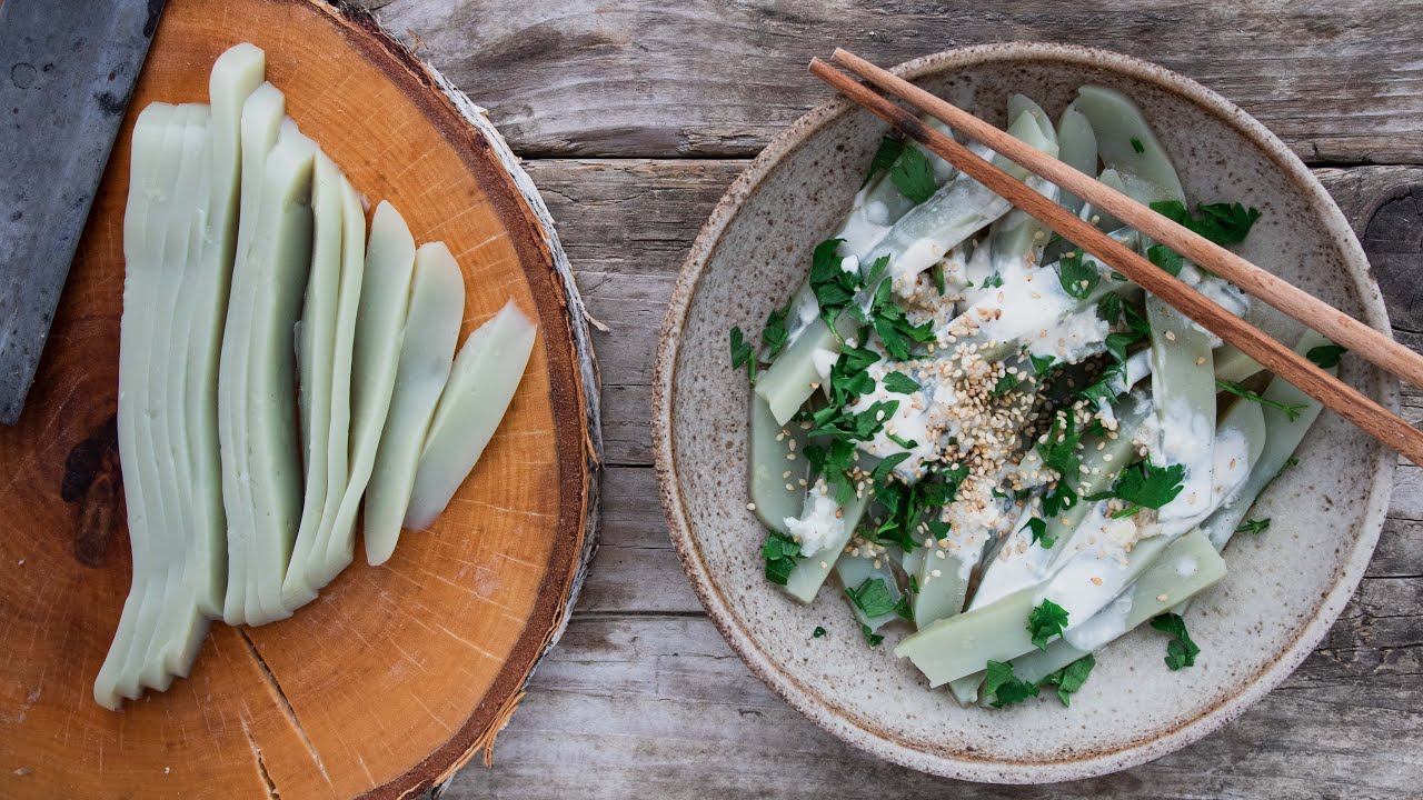 COLD GREEN MUNG BEAN NOODLES | NANZHUANG LIANG FEN 南庄凉粉食谱