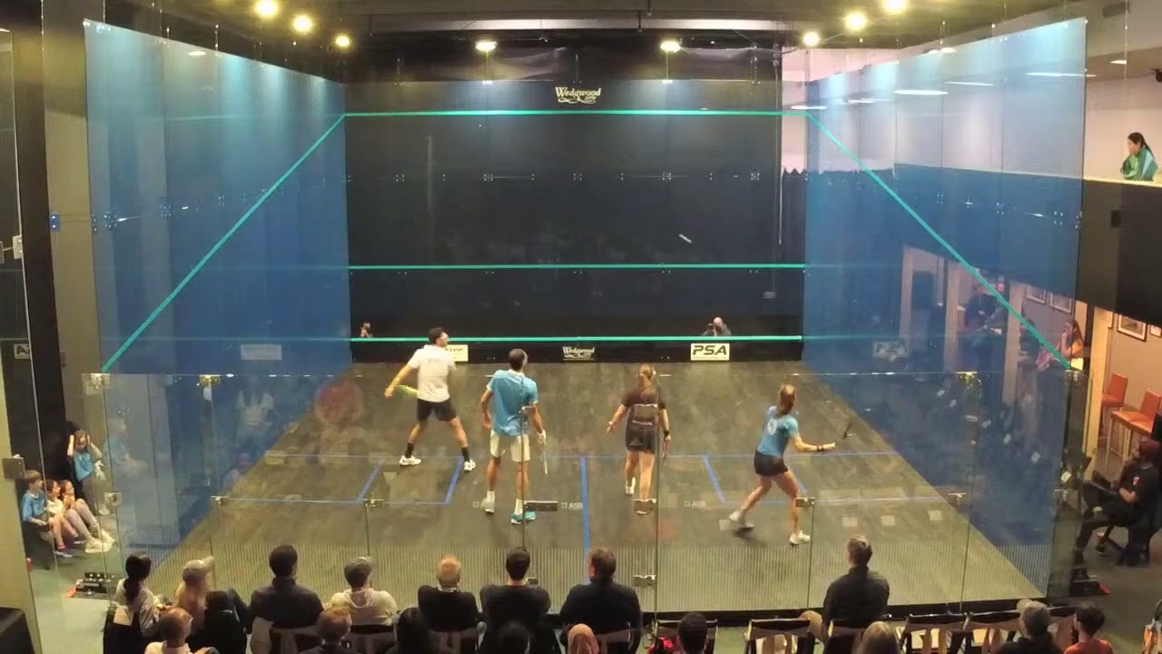 2024 World Class Squash Exhibition: ElShorbagy, Hesham, Gilis, Evans