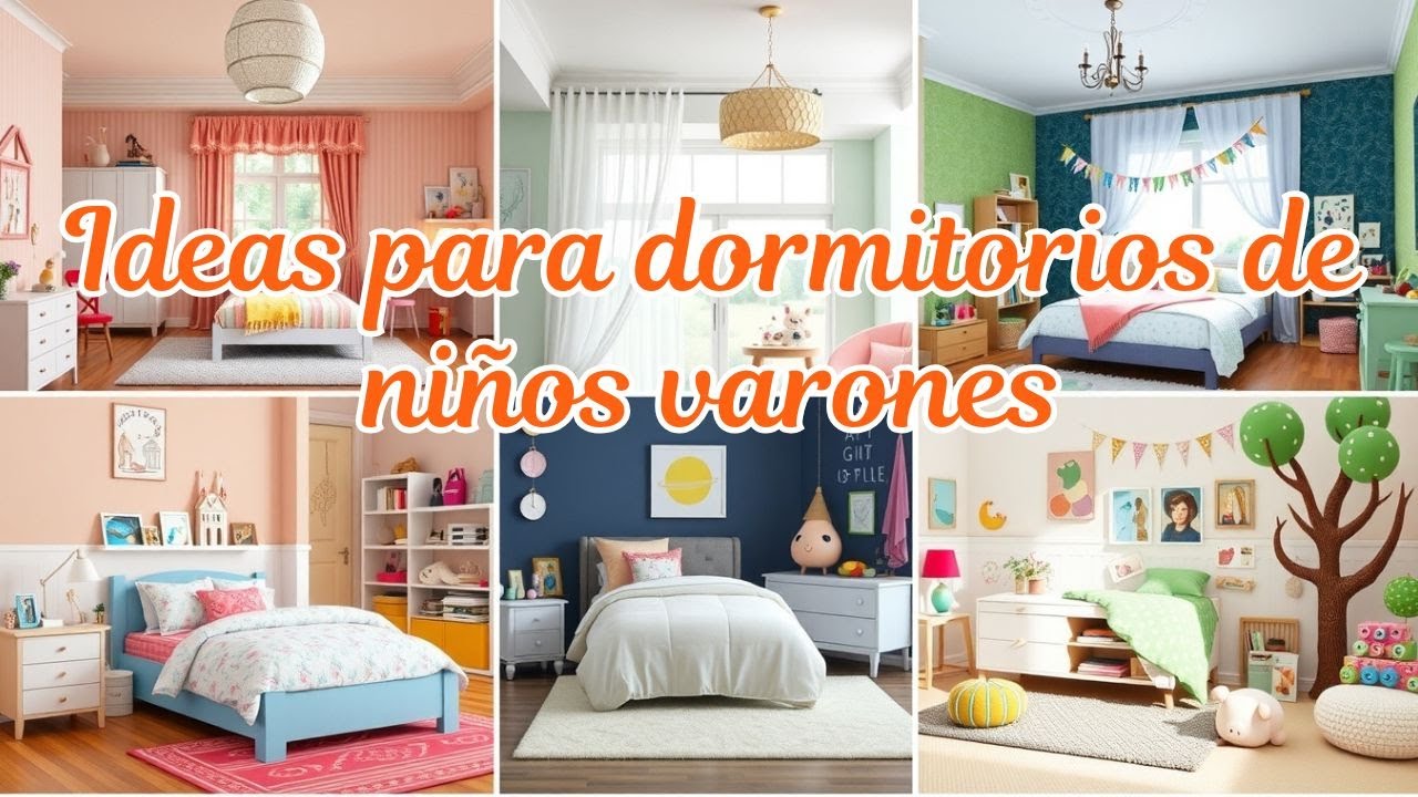 Ideas para dormitorios de niños pequeños | Espacios creativos, cómodos y llenos de diversión