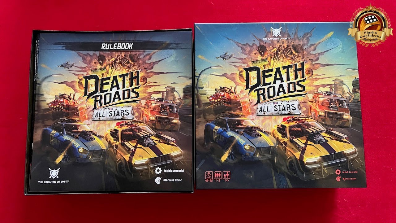 Death Roads All Stars - Odpakowanie gry planszowej od polskiego The Knights of Unity