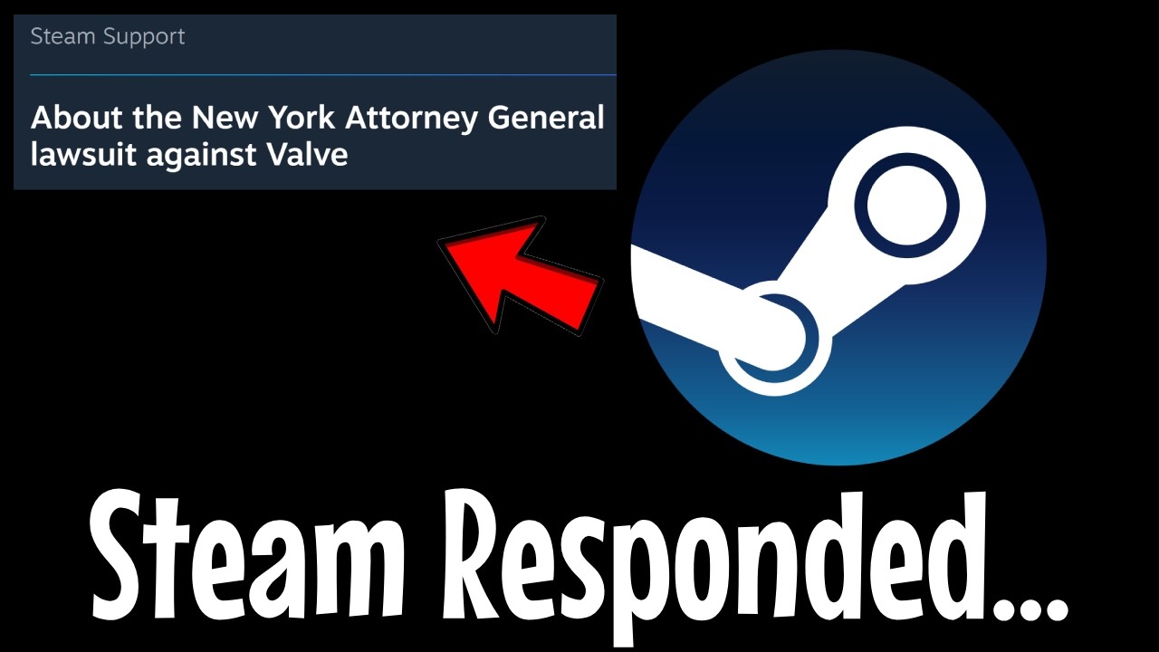 Steam Has Issued A Statement On The New York Lawsuit...
