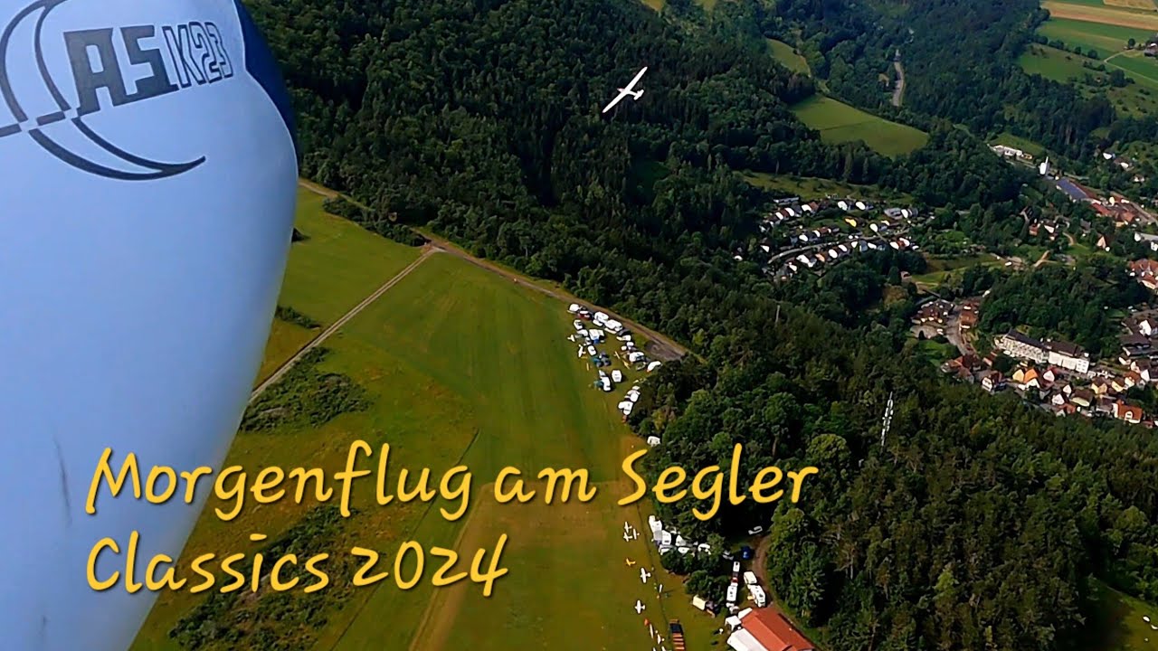 Segler Classics 2024 - morgendlicher Flug mit der ASK 23